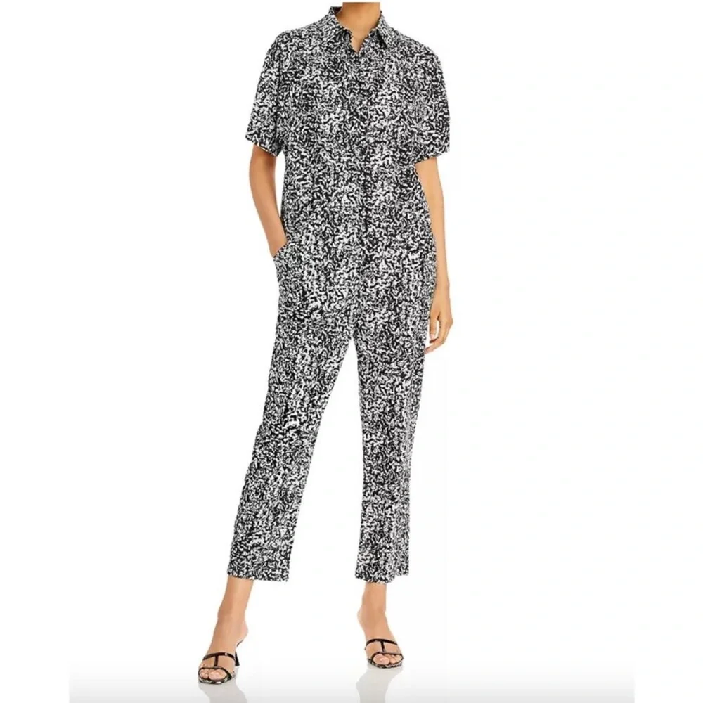 Pistola Black and White Jumpsuit - Picture 1 of 8